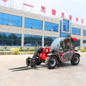 Chariot télescopique diesel à châssis court, direction flexible, capacité 2500 kg, élévation 6 m, modèle 625, équipement à fourche avec moteur - Product Image 4