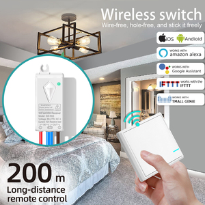 Su geçirmez derece IP66 uzaktan kumanda anahtarları akıllı anahtar APP uzaktan kumanda wifi akıllı ışık anahtarı alexa tuya - Product Image 5
