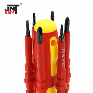 Jnt Insulated <b>Screwdriver</b> Set 7Pcs Model 2028J For Electrician Use - Product Image 3