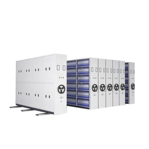 Nhà Máy Tùy Chỉnh Thép Tủ Sách Di Động Hiện Đại Máy Nén Hiển Thị Tủ Sách Nội Thất Thư Viện Kệ Sách Đơn Vị - Product Image 2