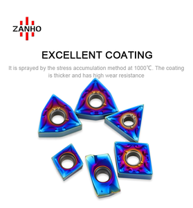 Zanho chèn cacbua Chất lượng cao với lớp phủ Nano màu xanh cho vật liệu cứng thép applciatioin cnmg12 wnmg08 dnmg15 tnmg16 - Product Image 4