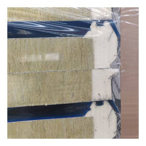 Panneaux sandwich isolants en laine de roche pour toiture, murs et plafonds, 50/100/120/150/200 mm, ignifuges, en PU, <span class=keywords><strong>XPS</strong></span>, EPS, pour la construction d'entrepôts - Product Image 6