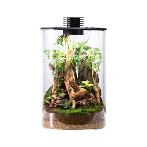 Aksesori akuarium desain seni penjualan laris dekorasi kantor Pot kaca botol lanskap mikro lampu akuarium akuarium - Product Image 6