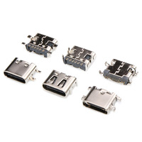 Kostenlose Probe 16-polige Typ-C-Buchse 16p-Stecker Smt Tipo C Vertikal USB-C 3.1 24-polige Lade buchse 5a 24-poliger USB-C-Anschluss