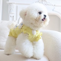 Summer Dog Cute Vest Pet Clothes T Shirt avec D Ring