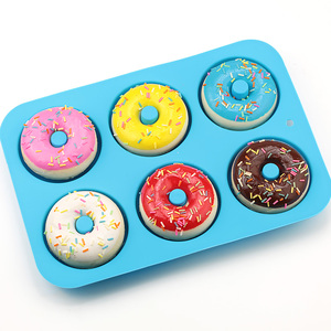 Molde de Silicona para <span class=keywords><strong>Donuts</strong></span>, Antiadherente, Reutilizable, Ecológico, Apto para Horno, <span class=keywords><strong>Microondas</strong></span> y Congelador, Lavable <span class=keywords><strong>en</strong></span> Lavavajillas, para Hacer Pasteles - Product Image 4