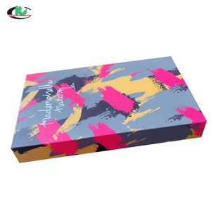 Tùy chỉnh sang trọng <span class=keywords><strong>Macaron</strong></span> sô cô la Hộp quà tặng hình chữ nhật nam châm lật thiết kế dập dập nổi Matt cán giấy/tông - Product Image 6