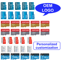 Kartu memori kustom, kartu TF, kartu SD 1GB 2GB 4GB 8GB 16GB 32GB 64GB perekam Data Logo kustom memori Usb