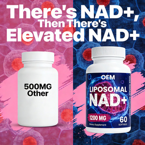 Integratore NAD+ 300mg e Resveratrolo 1200mg, Attivatori Liposomiali per la Riparazione del DNA, Integratore Alimentare a Base di Erbe, 60 Capsule Softgel - Product Image 5