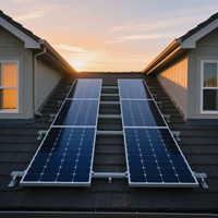 Nouveautés Supports de montage de panneaux solaires sur toit en aluminium Systèmes de montage solaire photovoltaïque sur toit lesté