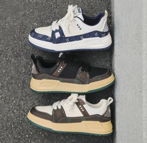 <span class=keywords><strong>Scarpe</strong></span> Casual Originali di Design <span class=keywords><strong>con</strong></span> Logo, Versatili, di Nicchia, <span class=keywords><strong>Sportive</strong></span> <span class=keywords><strong>con</strong></span> Suola Spessa, Rialzanti, Trendy, Retrò, da Skateboard - Product Image 2