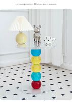 Table d'appoint moderne en acrylique transparent pour salon chambre balcon-petite table basse pour usage domestique