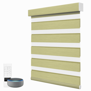 <span class=keywords><strong>Tende</strong></span> a Rullo Elettriche Motorizzate ZSTARR con Telecomando, Tessuto Colorato Effetto Lino <span class=keywords><strong>per</strong></span> Camere dei Bambini - Product Image 1