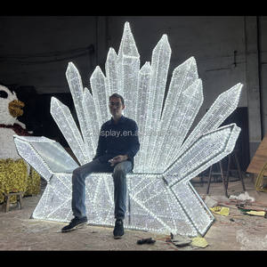 ไฟประดับบัลลังก์แช่แข็งสำหรับสวนภูมิทัศน์กลางแจ้งคริสต์มาสขนาดยักษ์ - Product Image 2