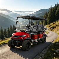 Meilleures ventes : Voiturette de golf 6 places, buggy de golf, chariot de golf électrique à toit solaire, vente en gros avec stock suffisant