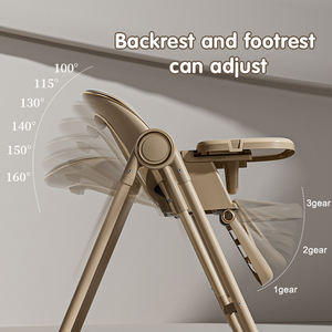 <span class=keywords><strong>Chaise</strong></span> <span class=keywords><strong>haute</strong></span> à bascule <span class=keywords><strong>pour</strong></span> bébé de qualité supérieure avec inclinaison réglable et <span class=keywords><strong>harnais</strong></span> de sécurité <span class=keywords><strong>pour</strong></span> une utilisation sûre à la maison, confortable - Product Image 6