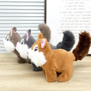 Jouet en peluche Chipmunk mignon animaux en peluche doux dans le style Chip 'n' Dale cadeau pour jeu de rôle de <span class=keywords><strong>dessin</strong></span> <span class=keywords><strong>animé</strong></span> pour enfants - Product Image 4