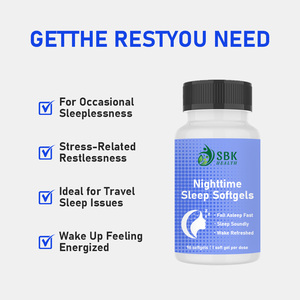 Gélules pour un sommeil réparateur, sommeil nocturne, gélules calmantes de nuit à force maximale, soutien au sommeil - Product Image 6