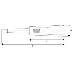 Máquinas herramienta y accesorios, Mandriles, REDUCTOR DE CONO MORSE EXTENDIDO FERVI - Product Image 1