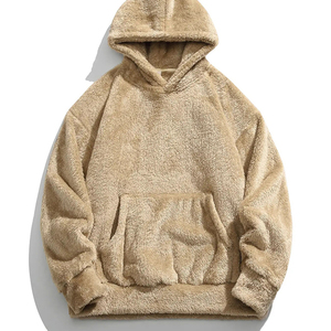 Sudadera con Capucha de Felpa de Doble Cara para Hombre, Otoño Invierno, Talla Grande, Moderna, Versátil, Informal, Cálida - Product Image 5