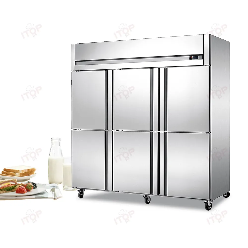 Refrigerador comercial Refrigerador Congelador Nevera para almacenamiento de huevos de frutas y verduras