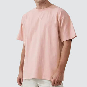 Wholesale Men's T-Shirts Premium Cotton 200gsm Heavyweight Blank Oversized Tee-Shirt Streetwear <b>Drop</b> Shoulder Boxy T-Shirts - Product Image 1