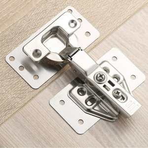 Charnières semi-cachées intelligentes pour meubles <span class=keywords><strong>de</strong></span> cuisine, charnières <span class=keywords><strong>de</strong></span> <span class=keywords><strong>porte</strong></span> d'armoire <span class=keywords><strong>à</strong></span> fermeture automatique avec amortisseur <span class=keywords><strong>de</strong></span> <span class=keywords><strong>porte</strong></span> - Product Image 1