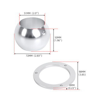 Soporte de Columna de Dirección de Aluminio de 2 Pulgadas para Actualización Retrofit SBC BBC 350 - Product Image 2