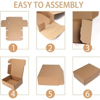 Fabricant professionnel de boîtes de rangement antichoc en carton ondulé recyclable à 3/5 couches, pour pièces industrielles et automobiles