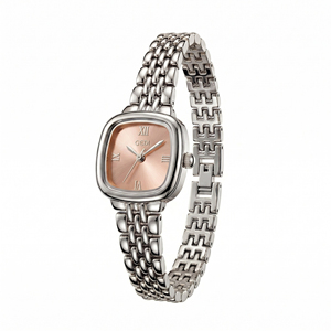 Light Luxury Small Square Gold <b>Watch</b> Women's Roman Numerals Steel Band Quartz <b>Watch</b> - Product Image 2
