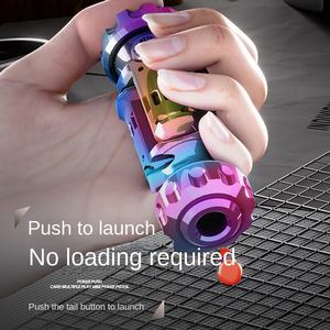 ของเล่นคลายเครียดอิเล็กทรอนิกส์ EDC แบบพกพาข้ามพรมแดน  วัสดุโลหะและพลาสติกทนทาน  รูปทรงมินิสำหรับปืนฉีดน้ำ พร้อมระเบิดช็อค - Product Image 2