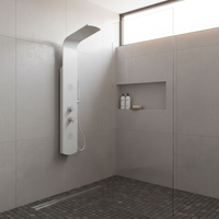 Panneaux muraux de douche professionnels, écologiques, faciles à installer et à entretenir, en matériaux non toxiques
