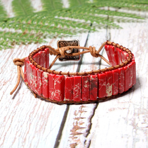 New Stone <b>Bead</b> <b>Bracelet</b> Versatile Handwoven Adjustable Knot <b>Bracelet</b> for Women - Product Image 6