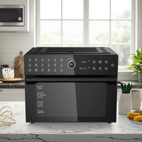 Four à friture sans huile électrique intelligent 30L, 18 programmes prédéfinis + surface tactile sécurisée 60°C, économe en énergie pour usage domestique