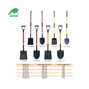 จอบกลมอุตสาหกรรม Buffalo S518CXL พร้อมด้ามจับเหล็กแบบ D-Grip ใบ<span class=keywords><strong>มี</strong></span>ด 8 นิ้ว สำหรับงานหนัก ทำสวน ขุดร่องปลูกต้นไม้ - Product Image 6