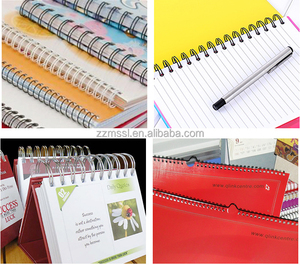 Yarı otomatik tel-o takvim bağlayıcı elektrik Spiral bobin çift döngü tel kitap ciltleme makinesi - Product Image 6