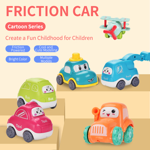 Caida-jeux de voiture en plastique pour enfants, modèle réduit de taxi, bus, jouets de <span class=keywords><strong>dessin</strong></span> <span class=keywords><strong>animé</strong></span>, pour les petits, 2019 - Product Image 2