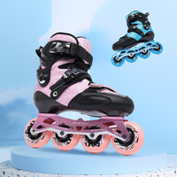 Patins à roulettes en fibre de carbone Roselle Slalom, cadre en aluminium CNC, roulement silencieux de haute qualité, 4 saisons, réglables