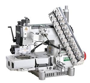 ST- 008-12064P/UT đàn hồi chèn/Gắn máy may công nghiệp cho bộ đồ chạy bộ và đồ thể thao - Product Image 1