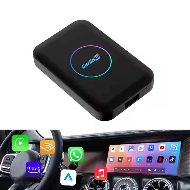 Tbox Lite Portable Box Car Play Android Auto Wireless Media Multimedia Dongle Streaming Ai Box Stereo Car Carplay Adapter