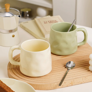 Factory Direct Sale Cartoon Series <b>Large</b> Capacity Solid Color Porcelain Dishwasher Microwave Safe Coffee <b>Mugs</b> Home Use High - Product Image 1