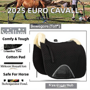 2025 sellino equestre Premium Cavall Dressage con copertura in cotone poliestere e imbottitura Comfort e durata per l'equitazione - Product Image 2