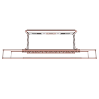 Séchoir à linge électrique pliable intelligent avec télécommande vocale, chauffage et tige de levage pour séchage et nettoyage en balcon