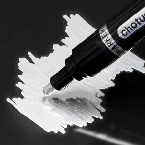 Drop Shipping Highly Reflective Smooth Surface 0.7/1/3mm Nib Mirror Effect Liquid Ink Chrome Paint Marker <b>for</b> Diy Paint - Product Image 1