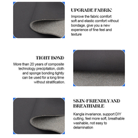 Tissu laminé tricoté en polyester Offres Spéciales utilisé pour le tissu laminé en mousse pour la tasse de soutien-gorge/chapeau/doublure de vêtements/coussin Composite