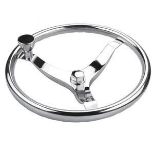 Volante marino de acero inoxidable para barco para <span class=keywords><strong>Seastar</strong></span> y Verado - Product Image 1
