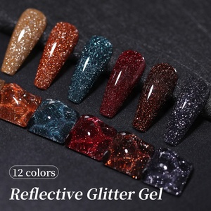 Esmalte de <span class=keywords><strong>Uñas</strong></span> en Gel BORN PRETTY PRO Super Flash, Venta al por Mayor, 15 ml, Sin HEMA ni TPO, Vegano, Removible, Arte de <span class=keywords><strong>Uñas</strong></span>, Gel Reflectante UV con Purpurina - Product Image 3