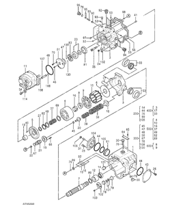 Hitachi EX50U EX50UNA Mini Excavator Main Hydraulic Pump Original KYB PSVD2-21 4403501 4404189 Parts - Product Image 6