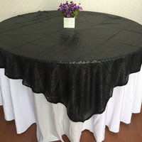 Nappes à paillettes multicolores de haute qualité pour nappe de mariage de fête, nappes rondes épaisses personnalisées pour banquet d'événement