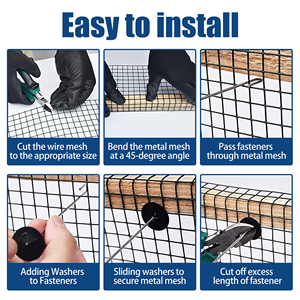 Senershuo Solar Panel Critter Guard 6in X 50ft - Rouleau de treillis métallique antirouille pour la protection contre les oiseaux et le contrôle des animaux sur les toits - Product Image 6